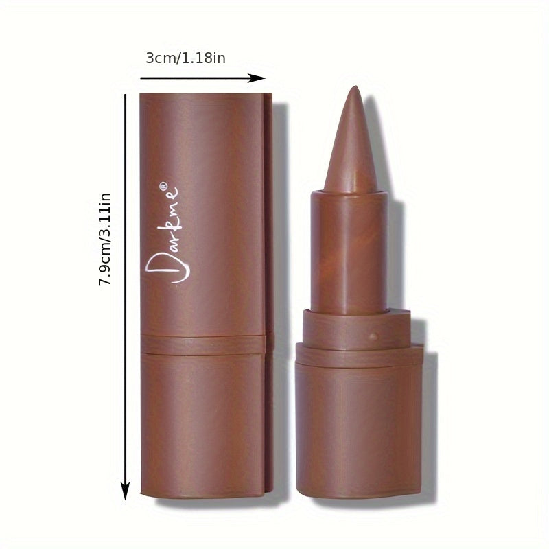 2-in-1 Matte Lip Liner & Lipstick Set – Brown & Mixed Tones